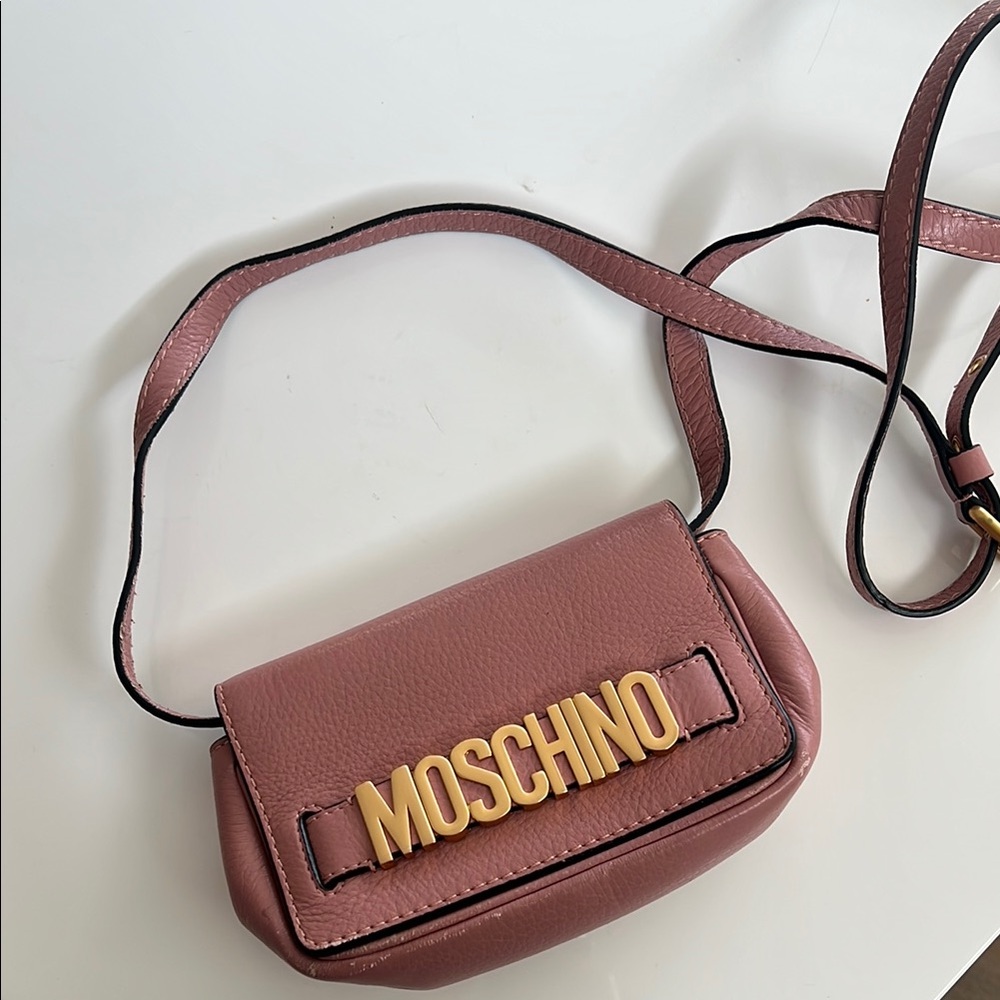 Moschino Pink Crossbody Bag